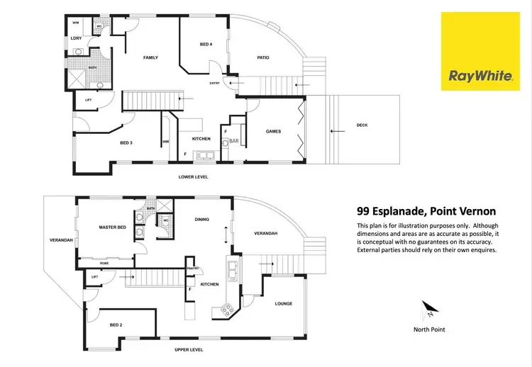 Floorplan of Homely house listing, 99 Esplanade, Point Vernon QLD 4655