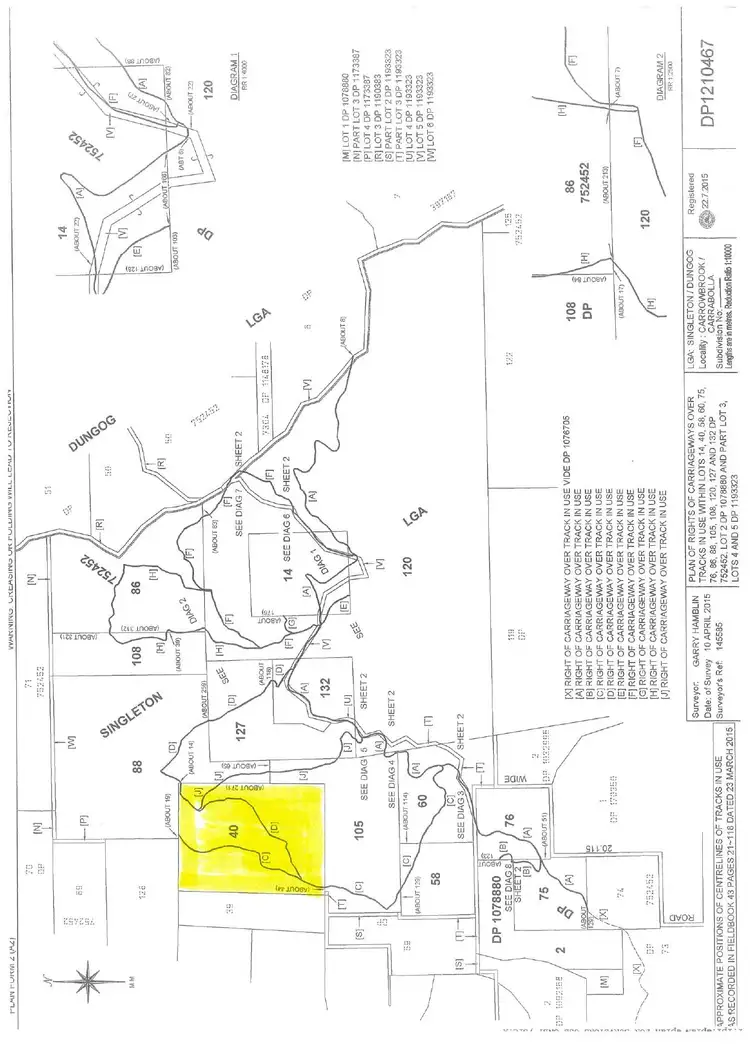 Floorplan of Homely rural property listing, Lot 40 Off Carrowbrook Road, Carrowbrook, Singleton NSW 2330