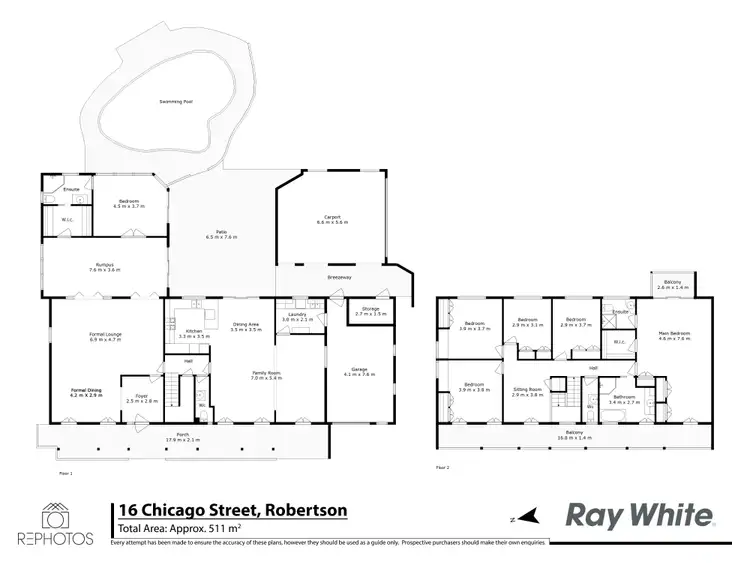 Floorplan of Homely house listing, 16 Chicago Street, Robertson QLD 4109