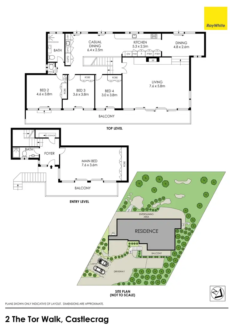 Floorplan of Homely house listing, 2 The Tor Walk, Castlecrag NSW 2068