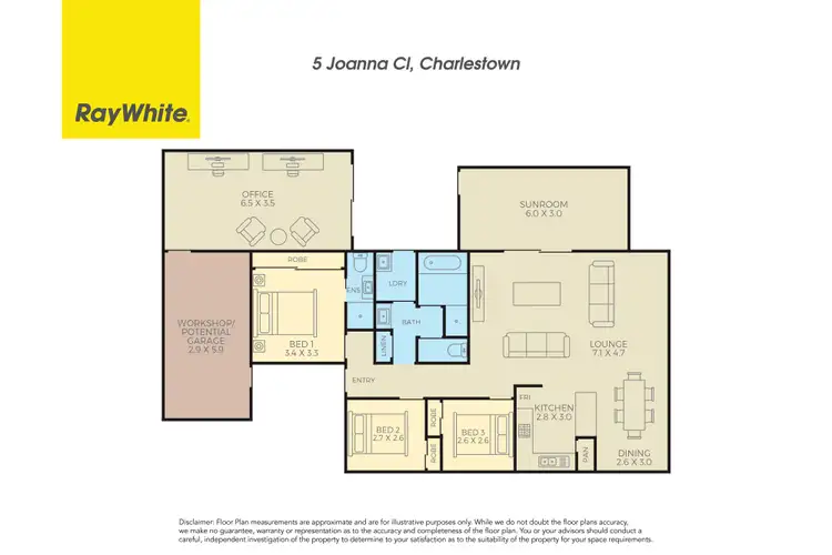 Floorplan of Homely house listing, 5 Joanna Close, Charlestown NSW 2290