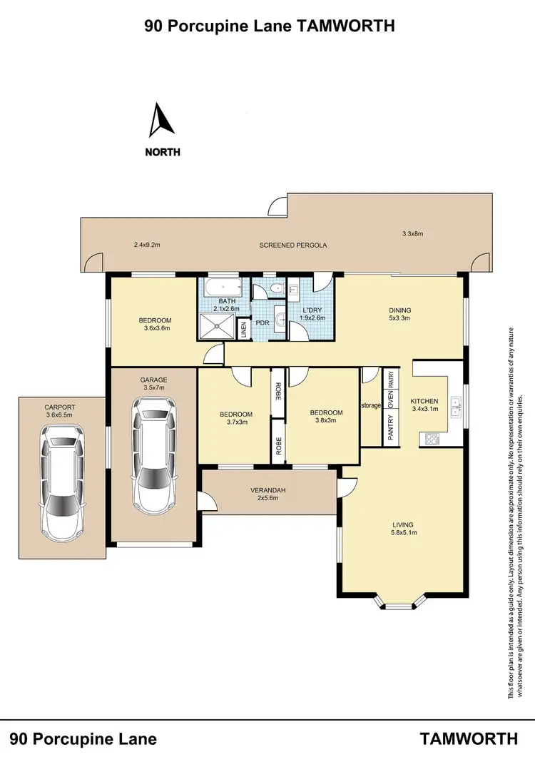Floorplan of Homely house listing, 90 Porcupine Lane, Tintinhull NSW 2352