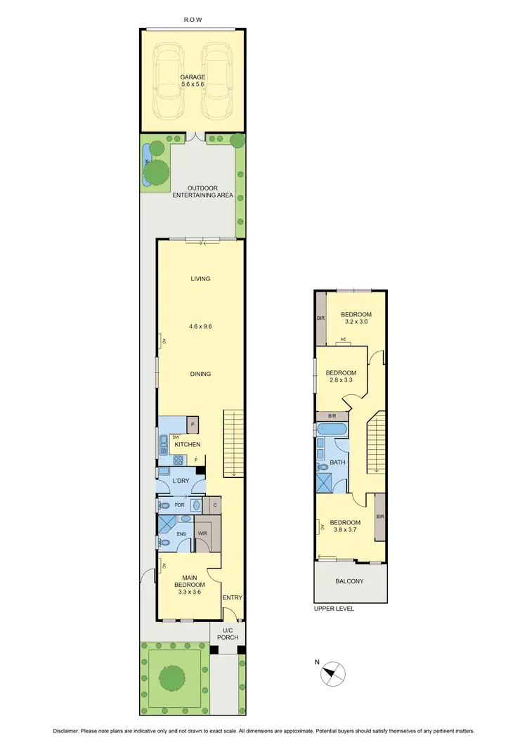 Floorplan of Homely house listing, 16A Eveline Street, Brunswick VIC 3056