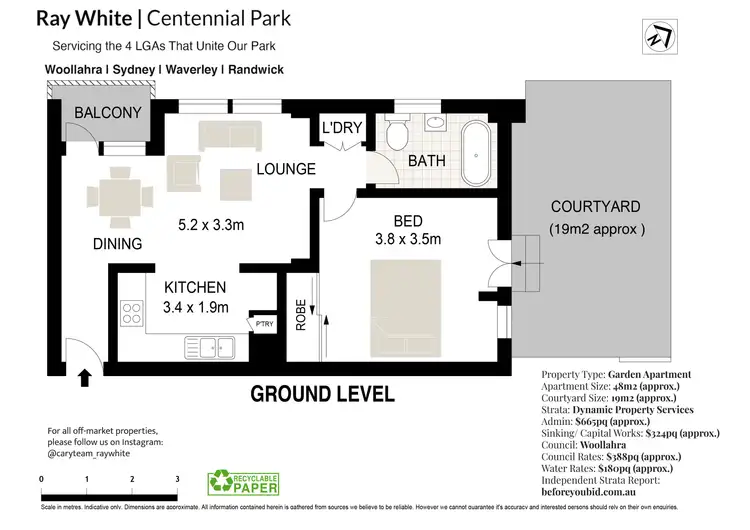 Floorplan of Homely apartment listing, 4/32-36 Bellevue Road, Bellevue Hill NSW 2023