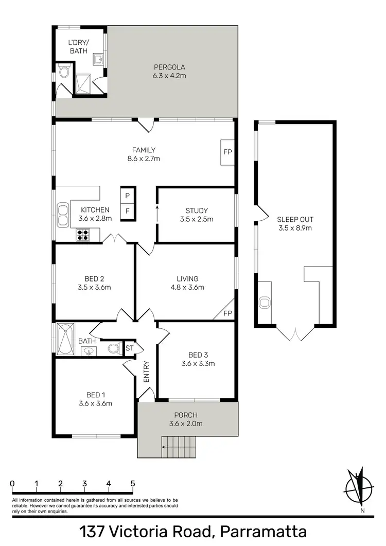 Floorplan of Homely house listing, 137 Victoria Road, Parramatta NSW 2150