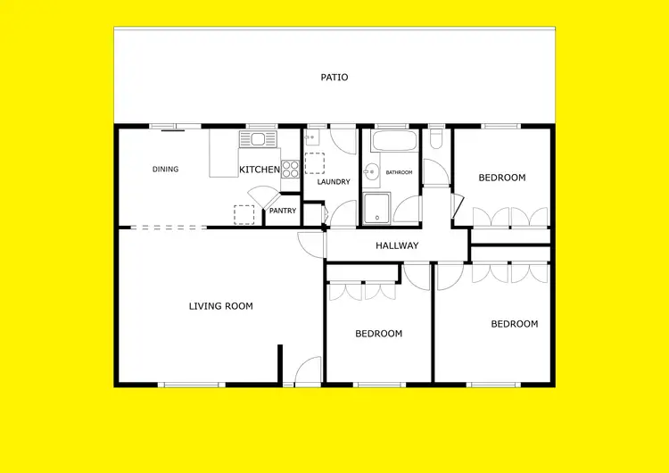 Floorplan of Homely house listing, 4 Marion Court, Mildura VIC 3500