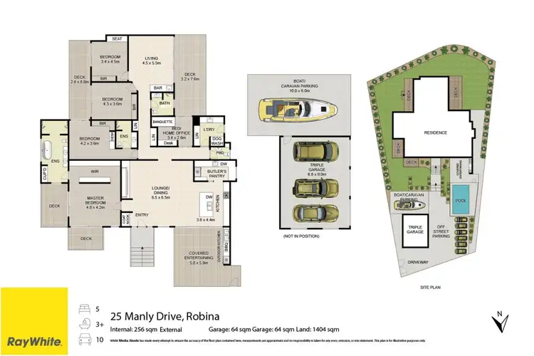 Floorplan of Homely house listing, 25 Manly Drive, Robina QLD 4226