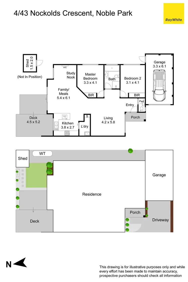 Floorplan of Homely unit listing, 4/43 Nockolds Crescent, Noble Park VIC 3174
