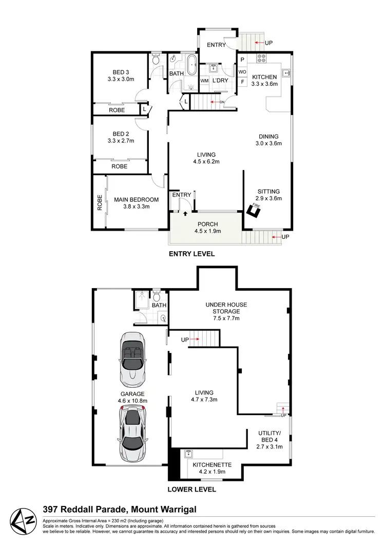 Floorplan of Homely house listing, 397 Reddall Parade, Mount Warrigal NSW 2528