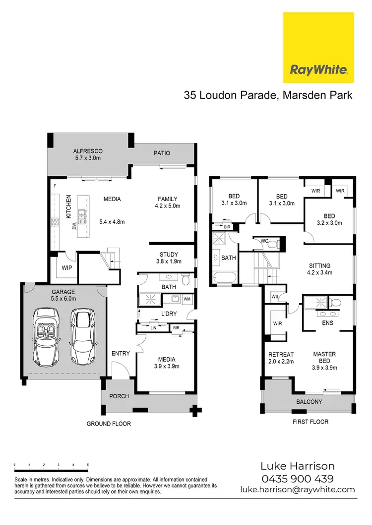 Floorplan of Homely house listing, 35 Loudon Parade, Marsden Park NSW 2765