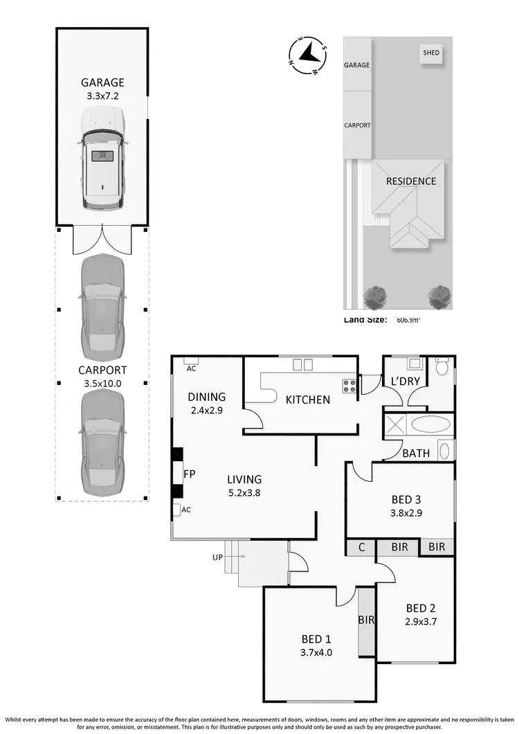 Floorplan of Homely house listing, 19 Clarendon Street, Frankston VIC 3199