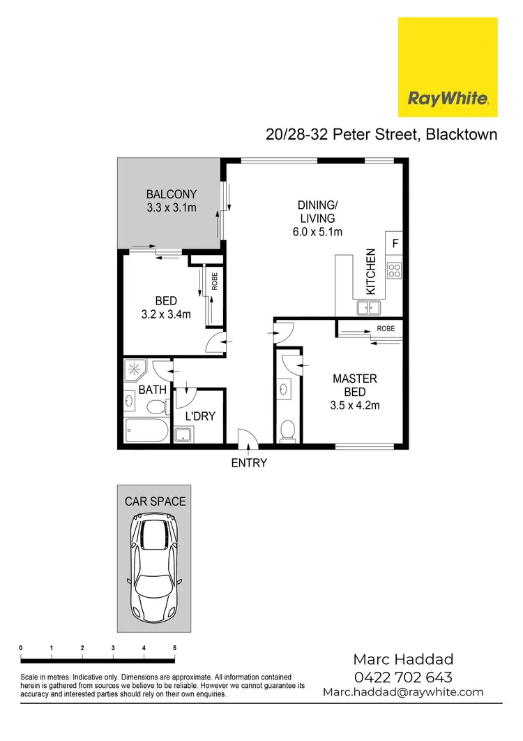 Floorplan of Homely apartment listing, 20/28 Peter Street, Blacktown NSW 2148