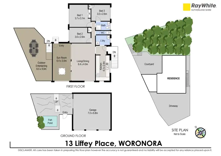 Floorplan of Homely house listing, 13 Liffey Place, Woronora NSW 2232