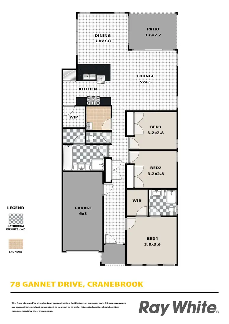 Floorplan of Homely house listing, 78 Gannet Drive, Cranebrook NSW 2749