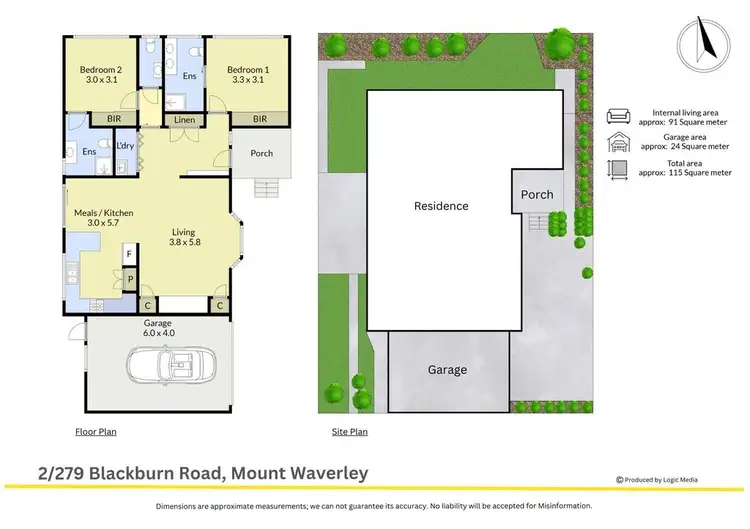 Floorplan of Homely unit listing, 2/279 Blackburn Road, Mount Waverley VIC 3149