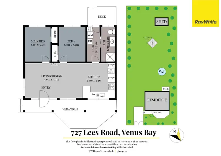 Floorplan of Homely house listing, 727 Lees Road, Venus Bay VIC 3956