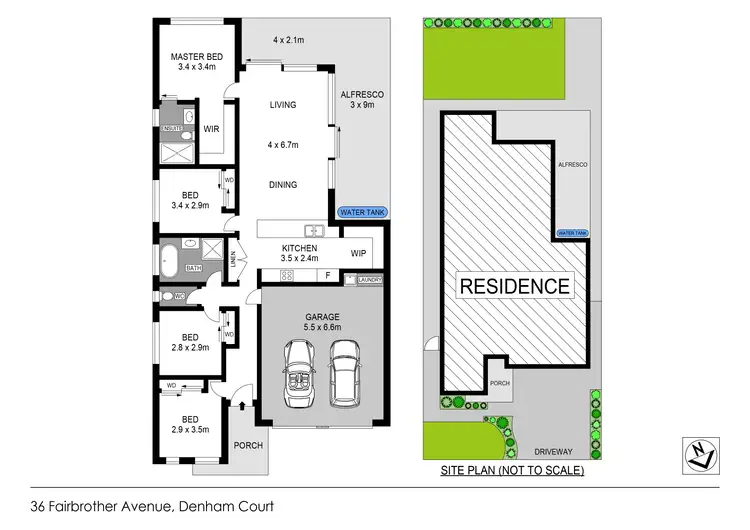 Floorplan of Homely house listing, 36 Fairbrother Avenue, Denham Court NSW 2565