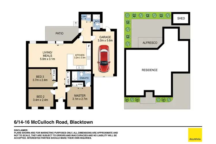 Floorplan of Homely villa listing, 6/14 McCulloch Road, Blacktown NSW 2148
