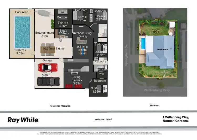 Floorplan of Homely house listing, 1 Wittenberg Way, Norman Gardens QLD 4701