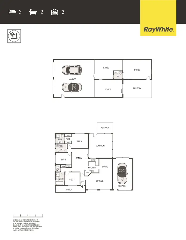 Floorplan of Homely house listing, 1 Mcghie Place, Latham ACT 2615