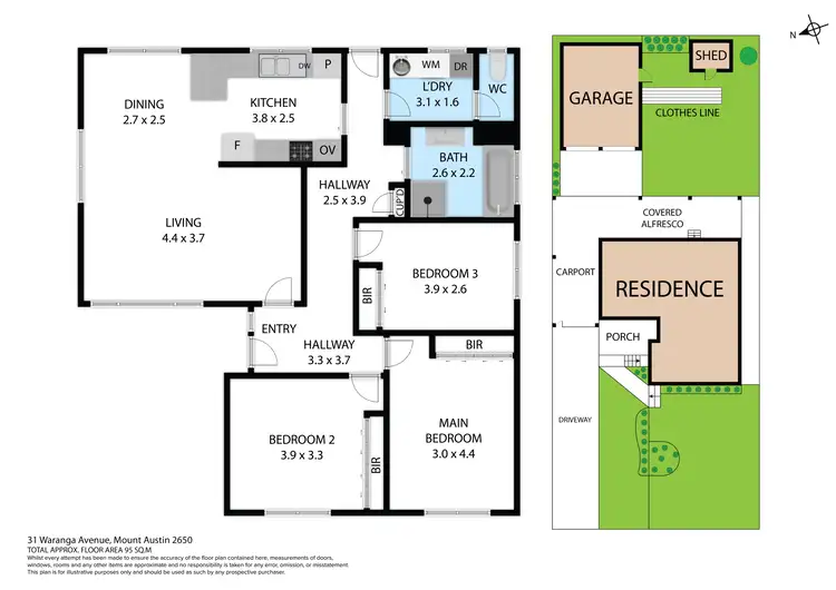 Floorplan of Homely house listing, 31 Waranga Avenue, Mount Austin NSW 2650