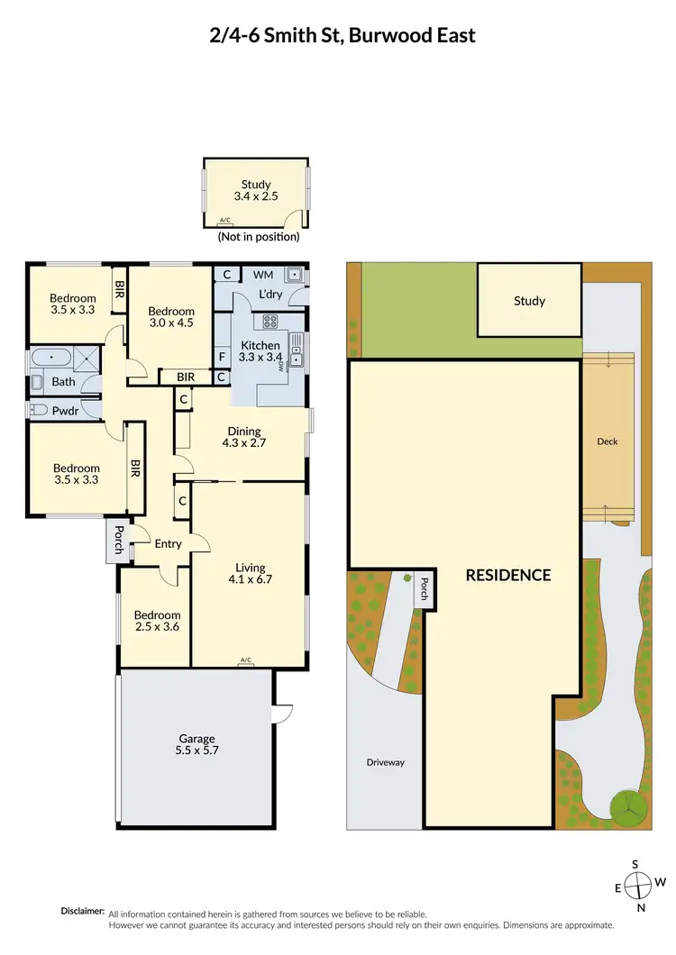 Floorplan of Homely unit listing, 2/4-6 Smith Street, Burwood East VIC 3151