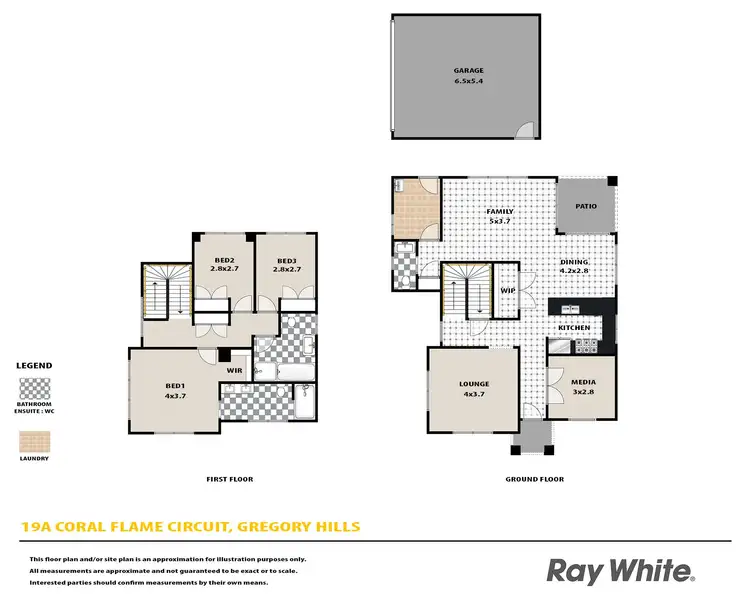 Floorplan of Homely house listing, 19A Coral Flame Circuit, Gregory Hills NSW 2557