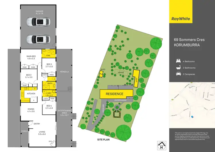 Floorplan of Homely house listing, 69 Sommers Crescent, Korumburra VIC 3950
