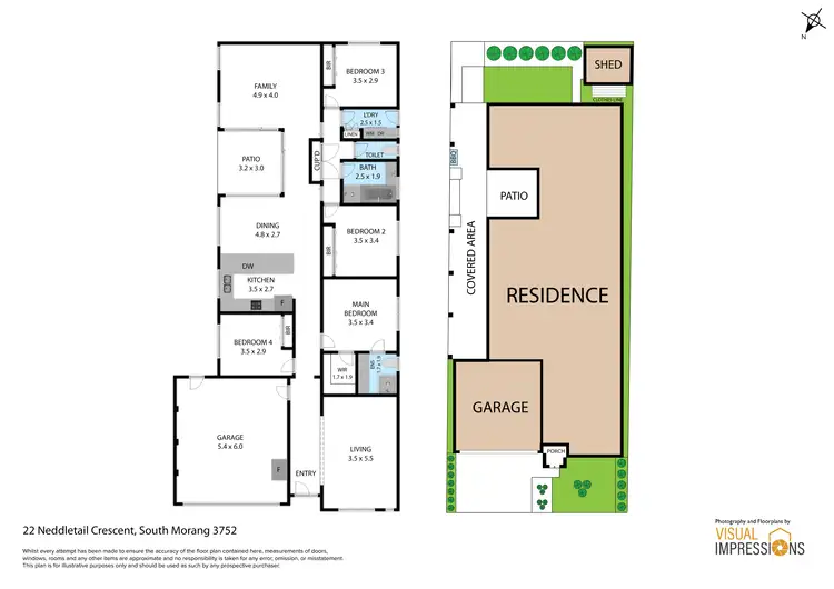 Floorplan of Homely house listing, 22 Neddletail Crescent, South Morang VIC 3752