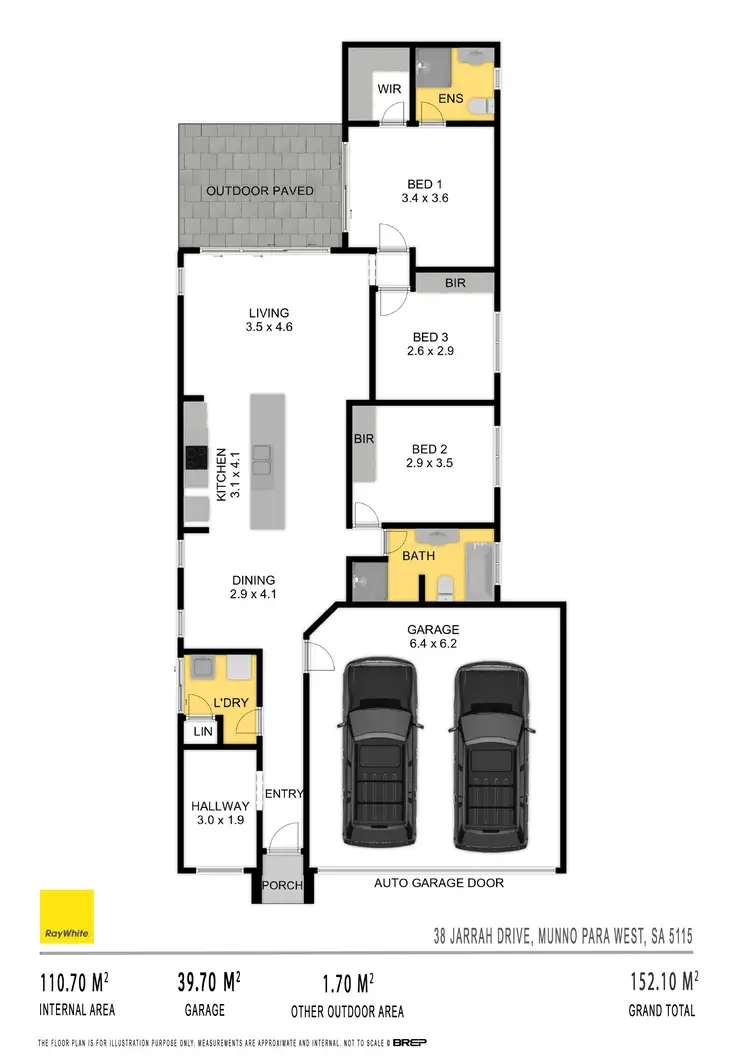 Floorplan of Homely house listing, 38 Jarrah Drive, Munno Para West SA 5115