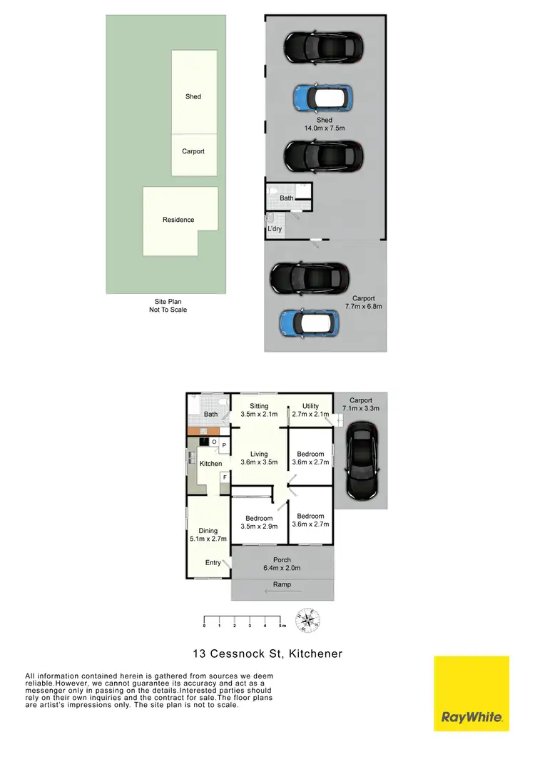 Floorplan of Homely house listing, 13 Cessnock Street, Kitchener NSW 2325