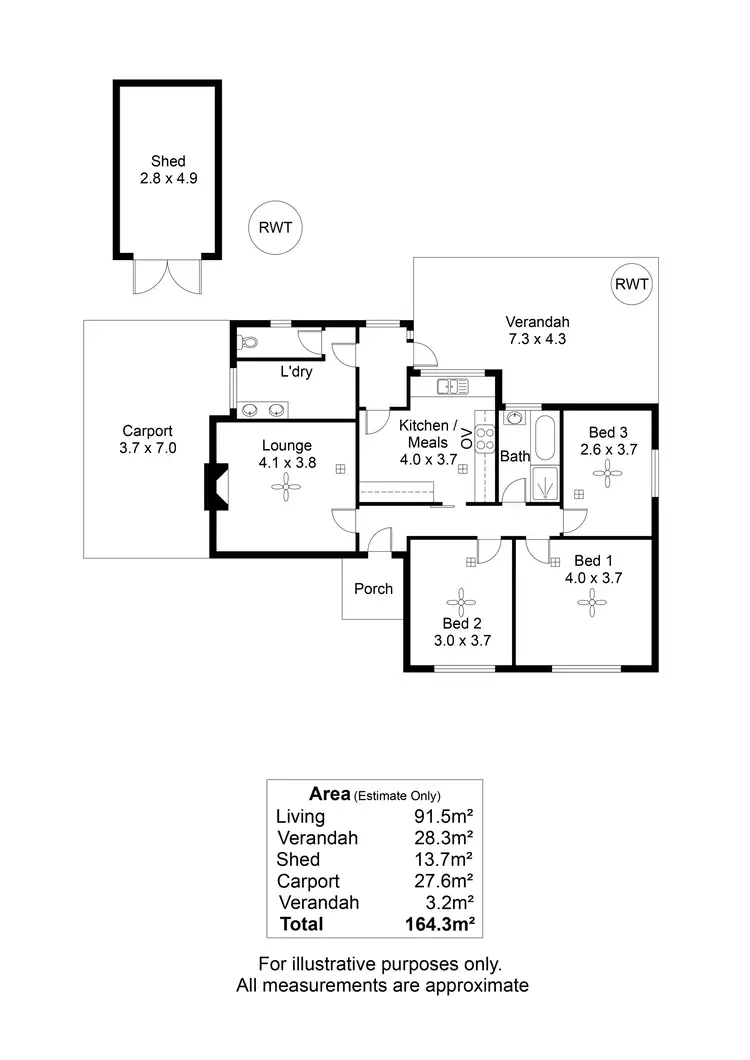 Floorplan of Homely house listing, 27 Matheson Avenue, Findon SA 5023
