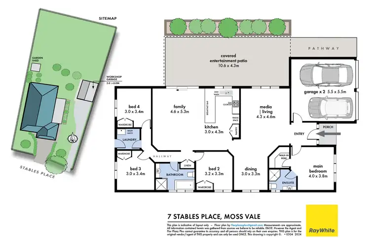Floorplan of Homely house listing, 7 Stables Place, Moss Vale NSW 2577