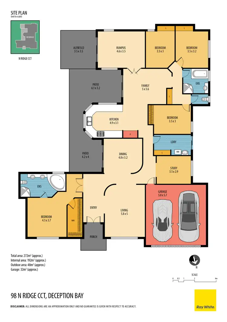 Floorplan of Homely house listing, 98 North Ridge Circuit, Deception Bay QLD 4508