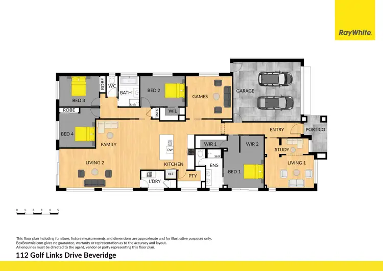 Floorplan of Homely house listing, 112 Golf Links Drive, Beveridge VIC 3753