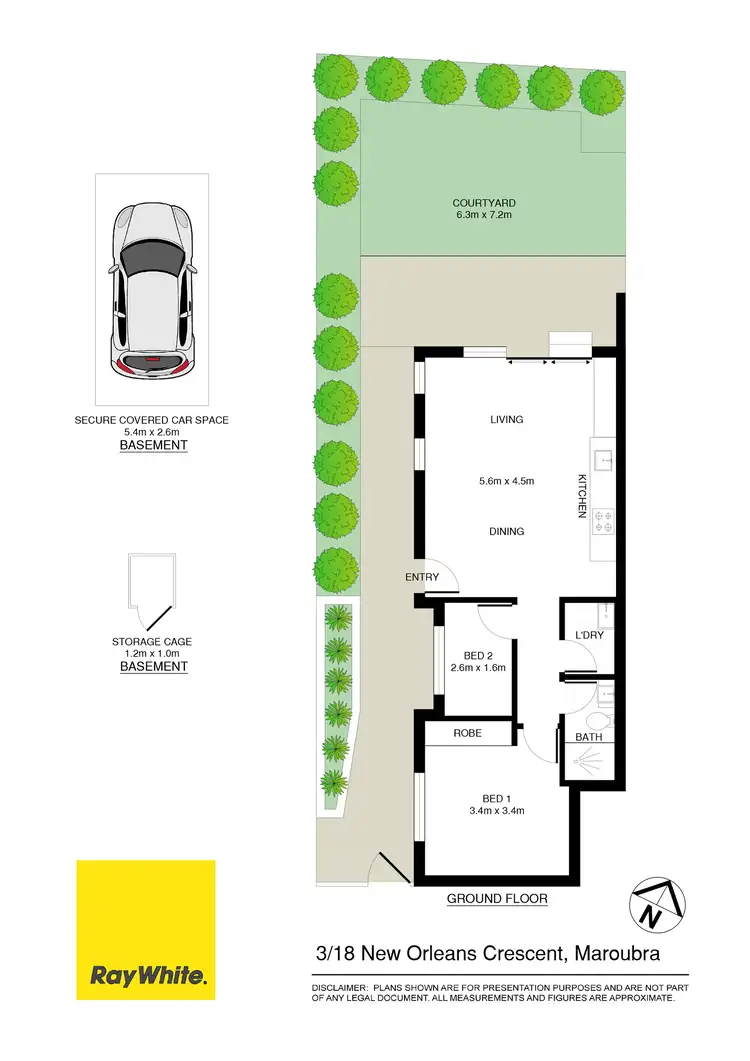 Floorplan of Homely apartment listing, 3/18 New Orleans Crescent, Maroubra NSW 2035