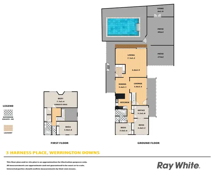 Floorplan of Homely house listing, 3 Harness Place, Werrington Downs NSW 2747