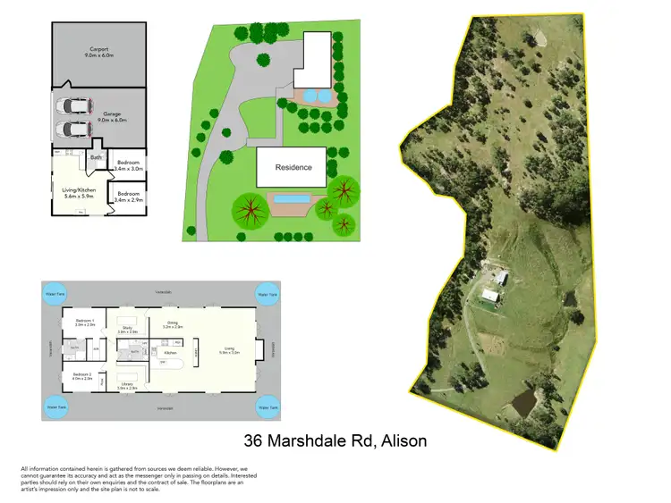 Floorplan of Homely rural property listing, 36 Marshdale Road, Dungog NSW 2420