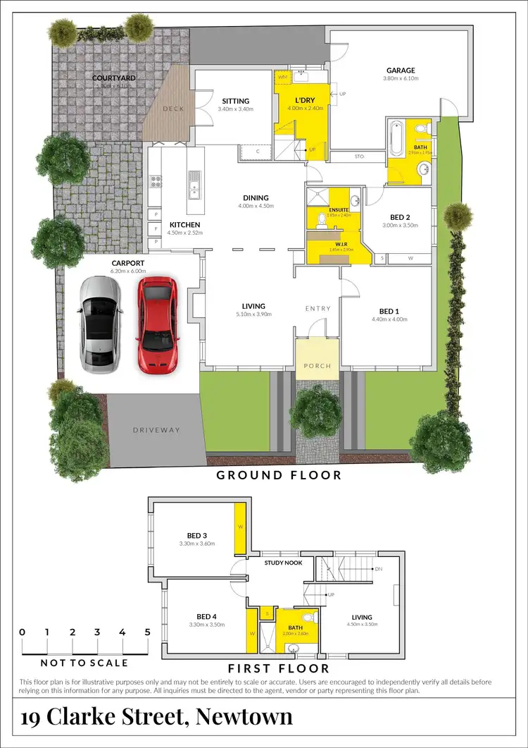 Floorplan of Homely house listing, 19 Clarke Street, Newtown VIC 3220