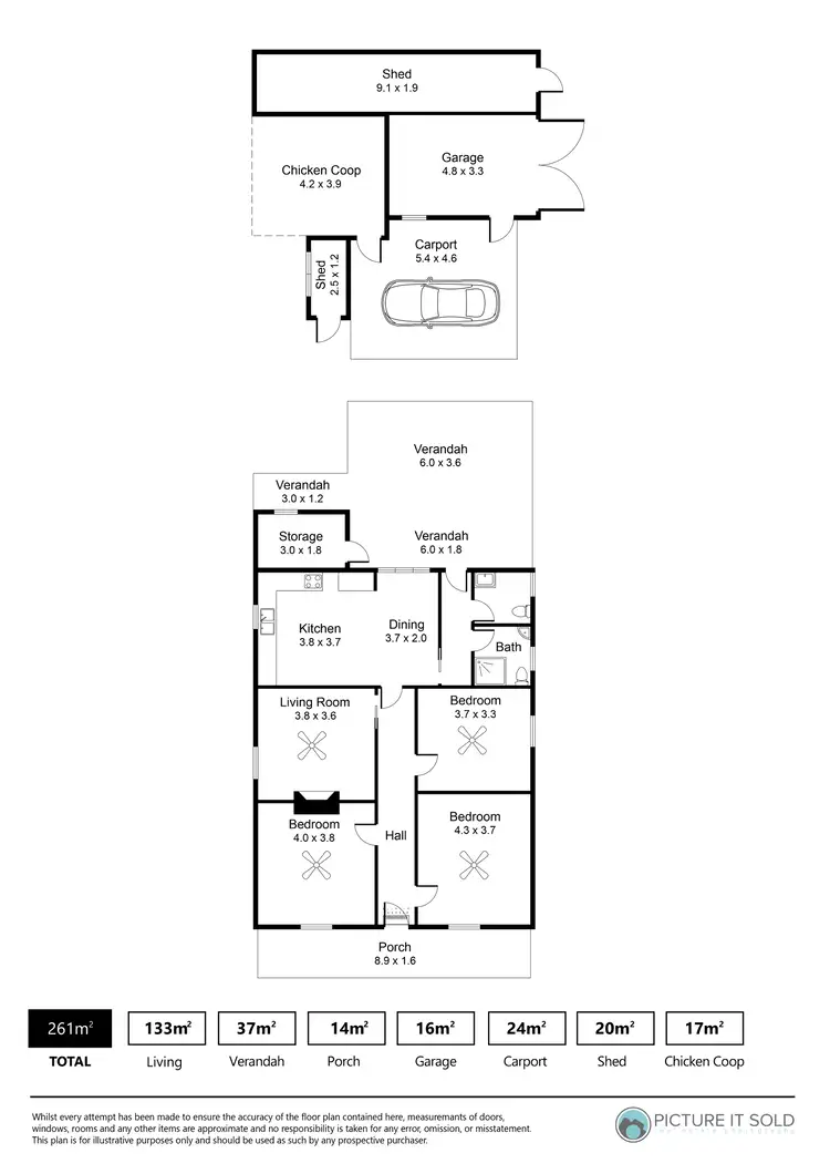Floorplan of Homely house listing, 2 Park Road, Kensington Park SA 5068