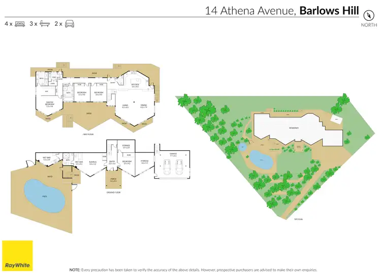 Floorplan of Homely house listing, 14 Athena Avenue, Barlows Hill QLD 4703