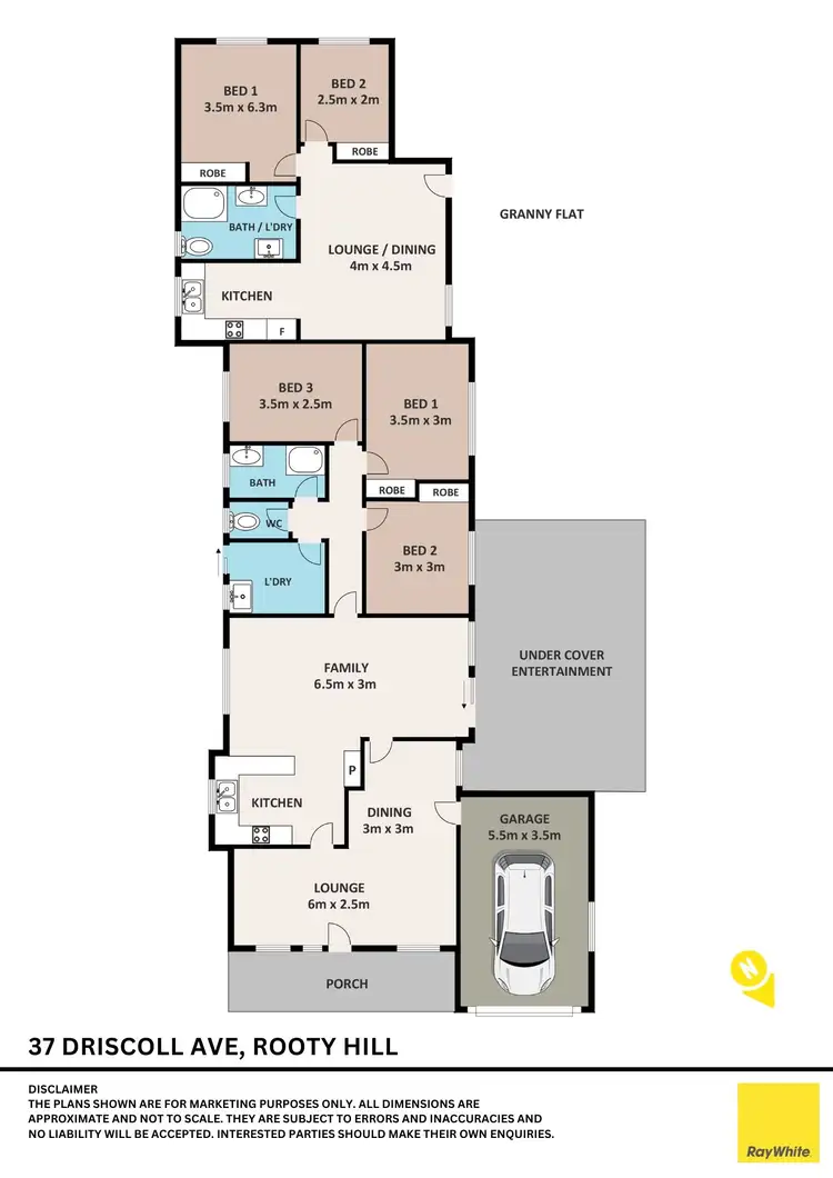 Floorplan of Homely house listing, 37 Driscoll Avenue, Rooty Hill NSW 2766