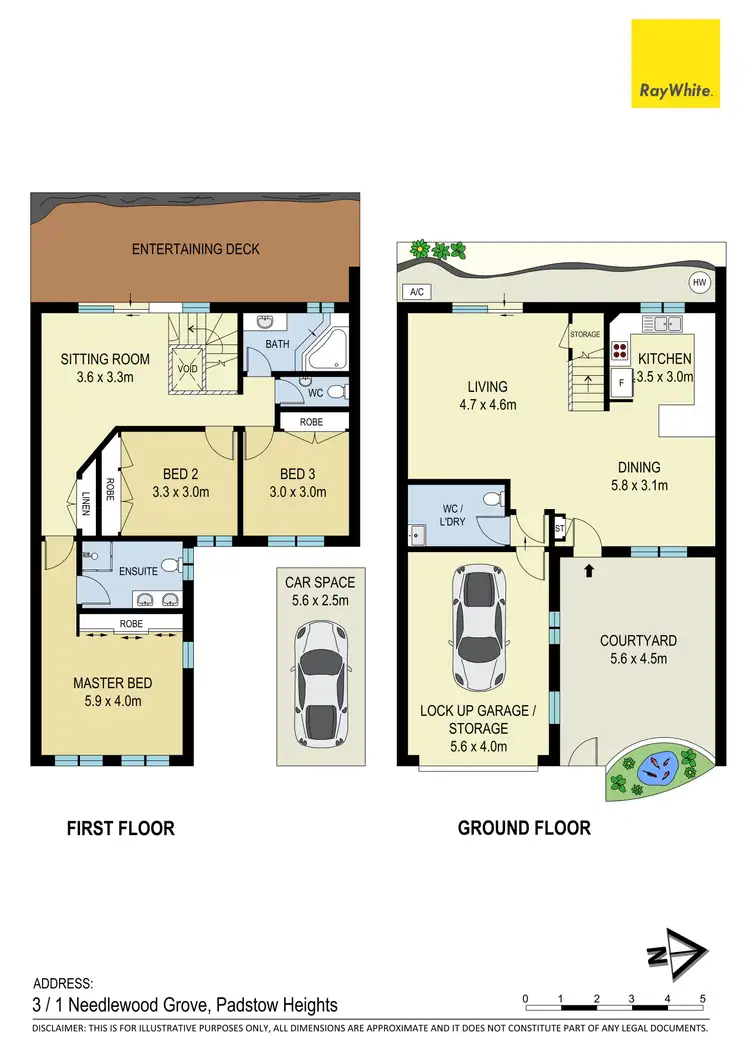 Floorplan of Homely townhouse listing, 3/1 Needlewood Grove, Padstow Heights NSW 2211
