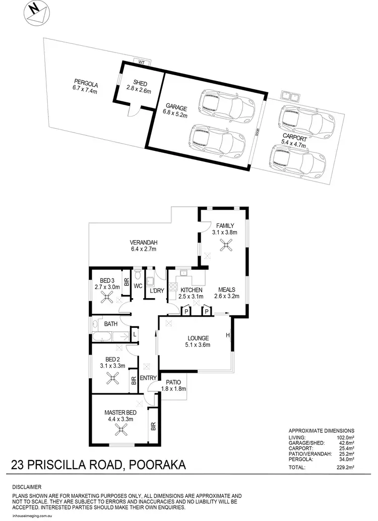 Floorplan of Homely house listing, 23 Priscilla Road, Pooraka SA 5095