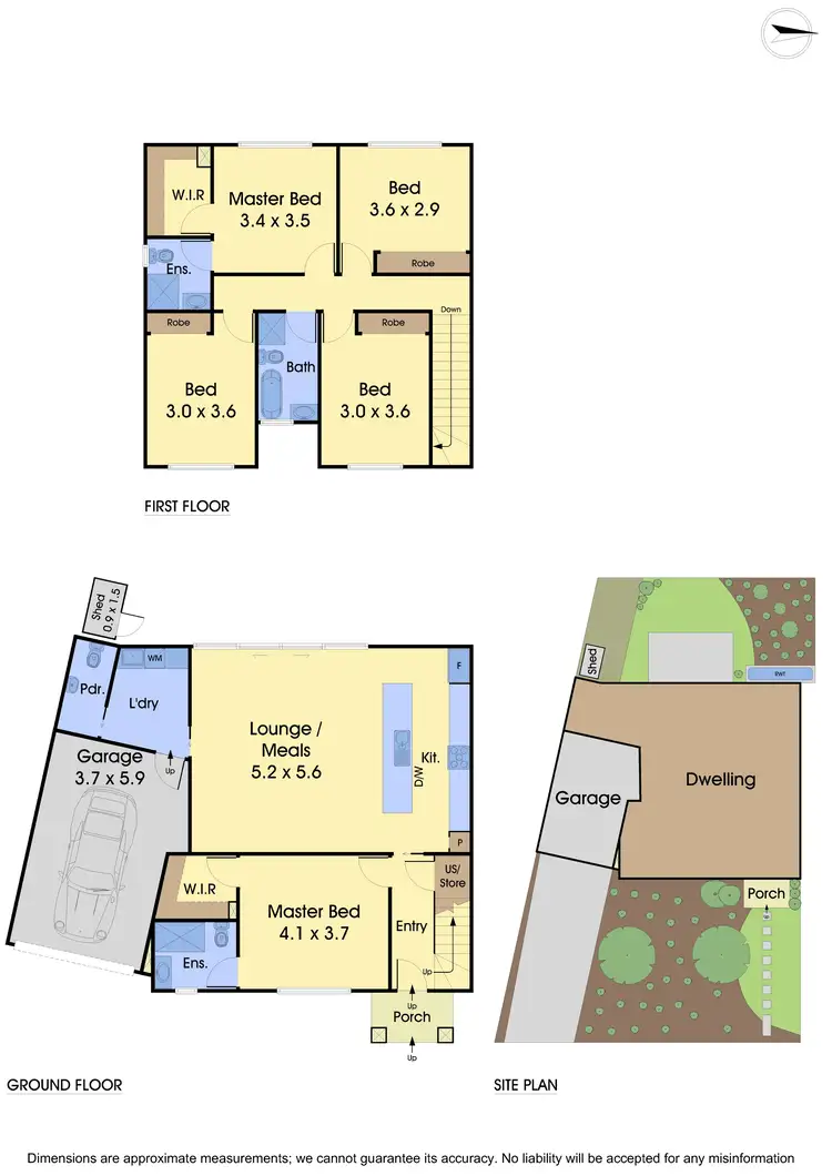 Floorplan of Homely townhouse listing, 11A Nina Court, Bentleigh East VIC 3165