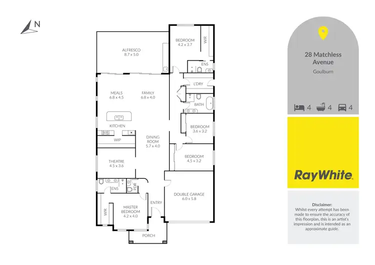 Floorplan of Homely other listing, 28 Matchless Avenue, Goulburn NSW 2580