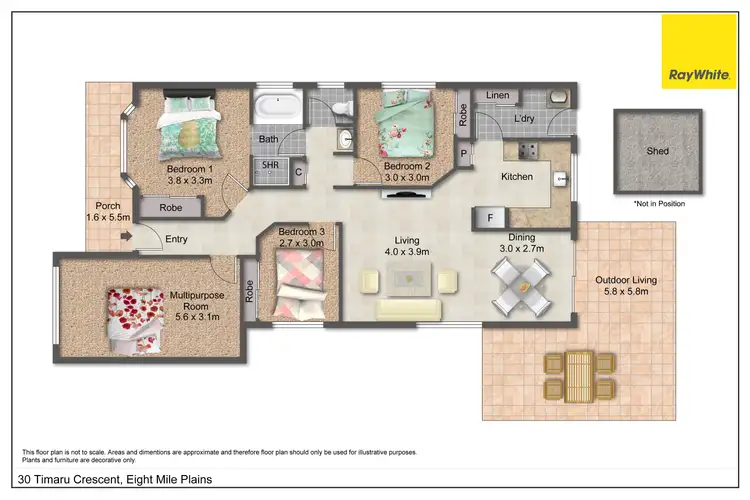 Floorplan of Homely house listing, 30 Timaru Crescent, Eight Mile Plains QLD 4113