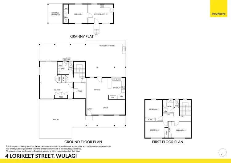 Floorplan of Homely house listing, 4 Lorikeet Street, Wulagi NT 812