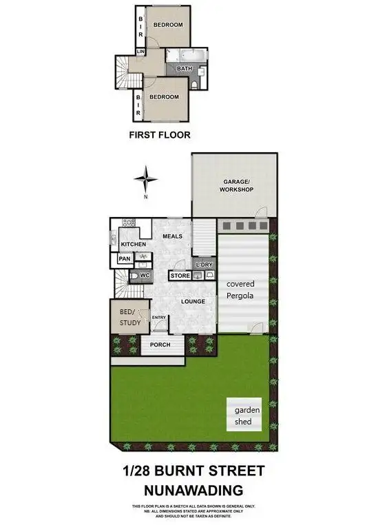 Floorplan of Homely townhouse listing, 1/28 Burnt Street, Nunawading VIC 3131