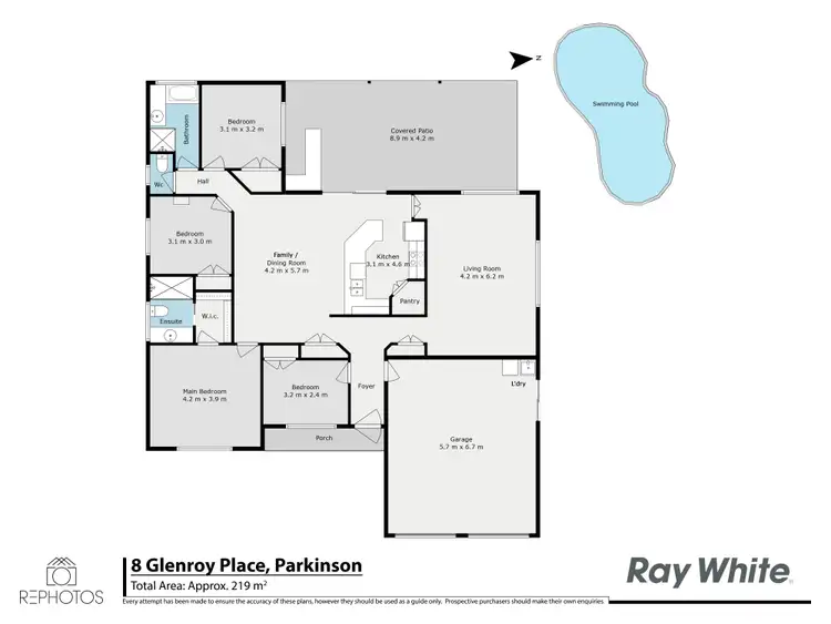 Floorplan of Homely house listing, 8 Glenroy Place, Parkinson QLD 4115